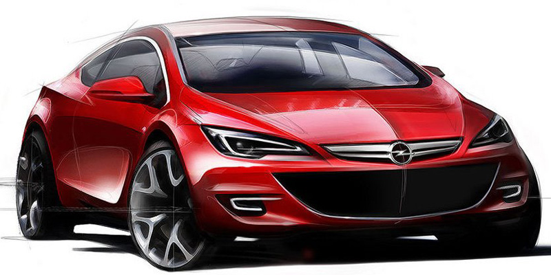 Illustration for article titled 2010 Opel Astra, GTC Get Much-Needed Facelift